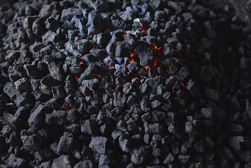 Smith background: smoldering coal