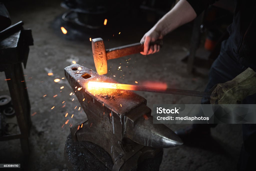 Smithing Process Stock Photo Download Image Now Hammer Anvil Smithing Process Stock Photo Download Image Now Hammer Anvil