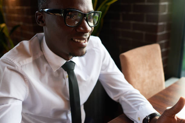 istock Businessman being in discussion 653084648