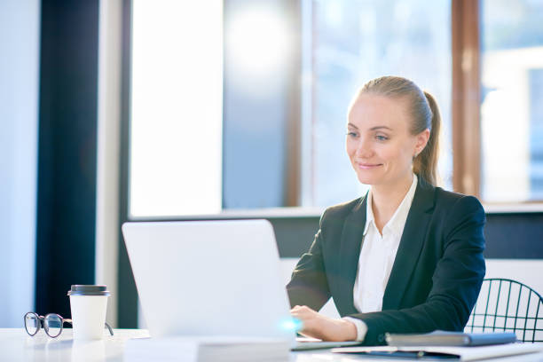 istock Successful business lady in office 653084960