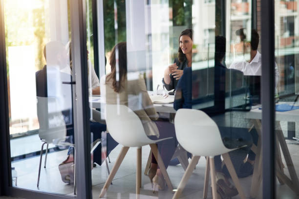 istock The topic of discussion is always success 653093096