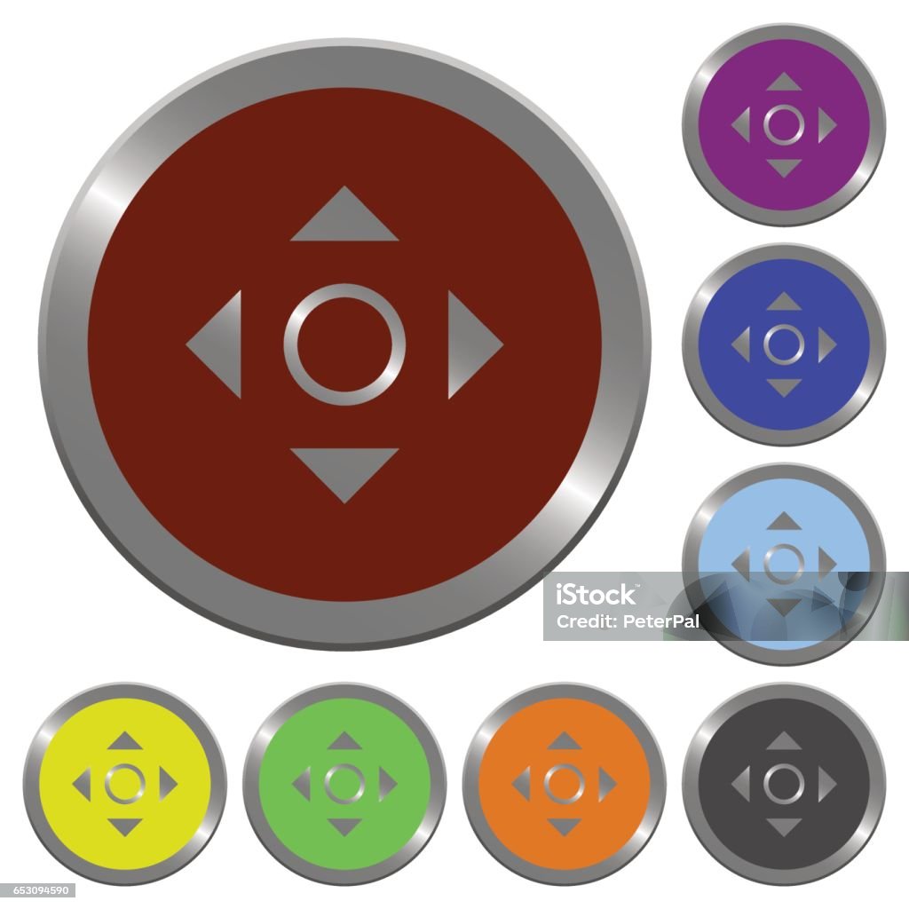 Defilement Color Boutons De Défilement Des Couleurs Vecteurs libres de droits et plus d ...