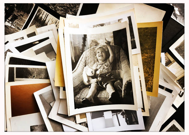 istock Old Photos with Toddler Girl 653107008