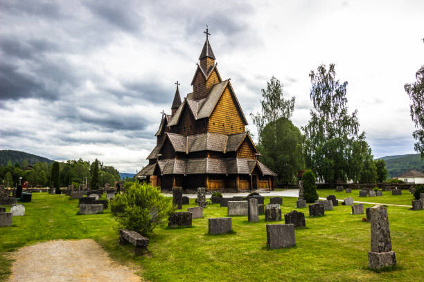 istock July 18, 2015: The Stave Church of Heddal, Norway 653111616