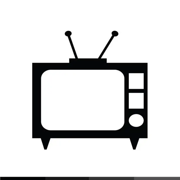 Vector illustration of TV icon illustration design