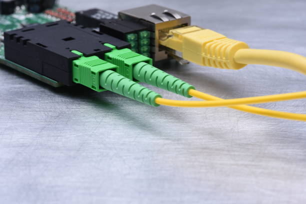 istock Internet Of Things Optical Fiber Converter, Information Technology 653120280