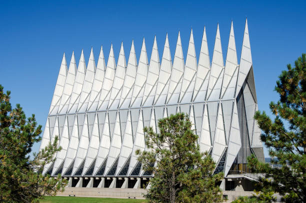 istock Air Force Academy Chapel, Colorado Springs 653123136