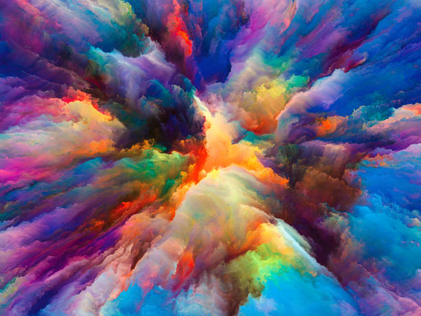 istock Acceleration of Surreal Paint 653127728