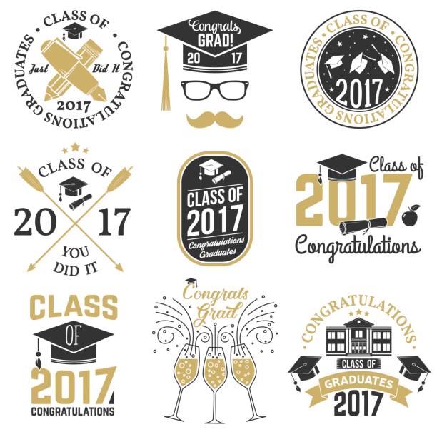 Grad 2017 80+ Class Of 2017 Graduate Typography Stock Illustrations, Royalty-Free ...