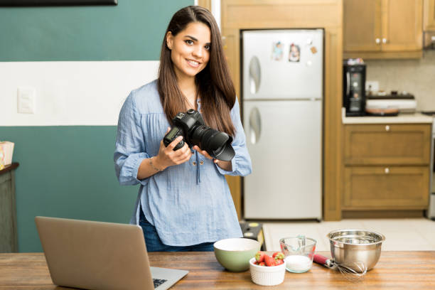 istock Beautiful food photographer at work 653142804