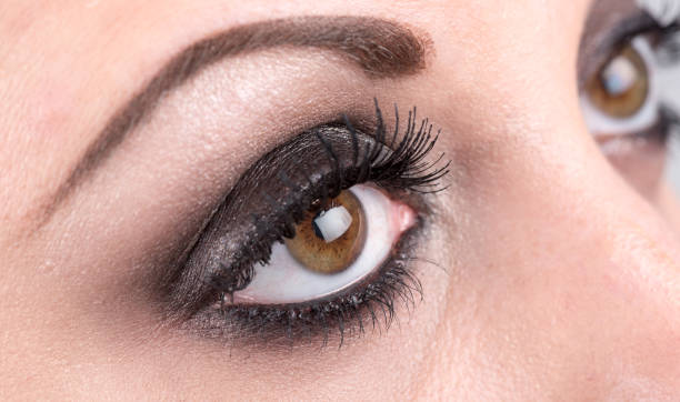 istock Closeup of eye makeup 653145748