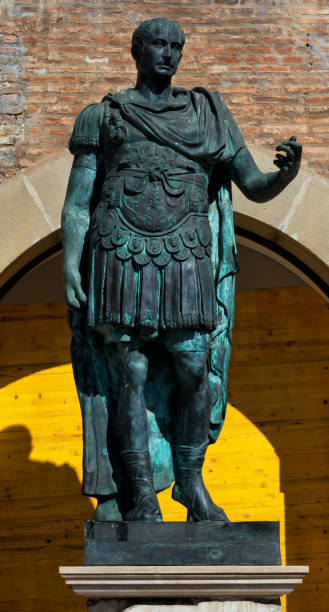 istock Statue of Gaius Julius Caesar in Rimini 653159486