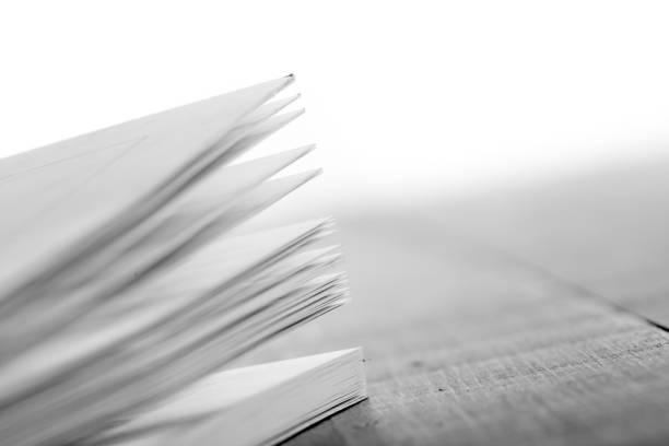 istock Education and wisdom concept - Macro view of book pages 653170050