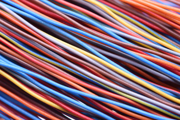 istock Electrical Colorful Cables and Wires 653171010