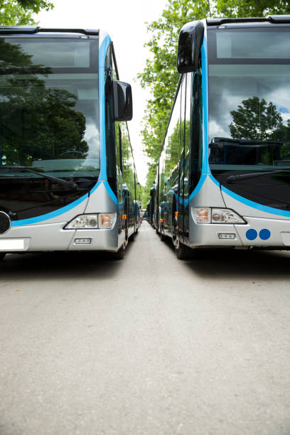 istock New modern city bus 653177226