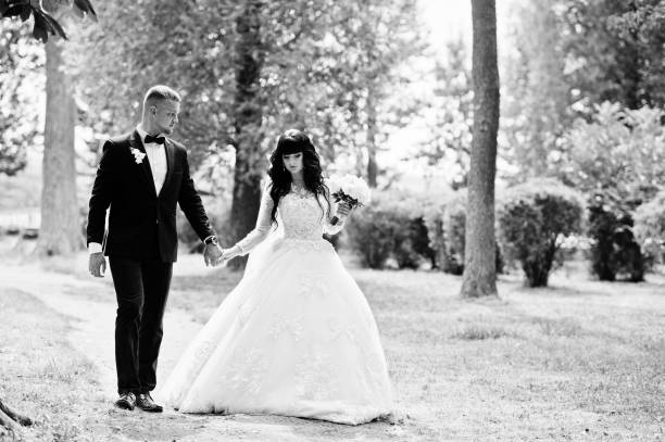 istock Great wedding couple in love 653180356