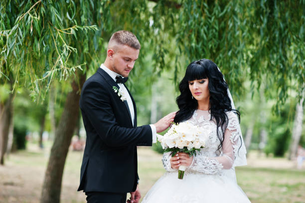 istock Great wedding couple in love 653180512