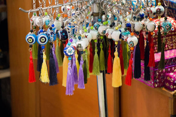 istock Selection of curtain tassel in various colors 653187242