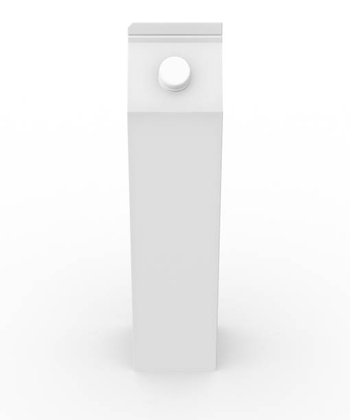 istock Blank Milk or Juice Carton Boxes on a white background. 3d Rendering 653187780