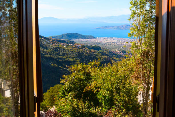 istock Volos city view from Pelion mount, Greece 653188666