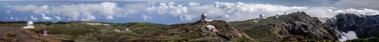 Roque de los Muchachos, La Palma, Spain. Above the clouds, overlooking Caldera de Taburiente National Park.