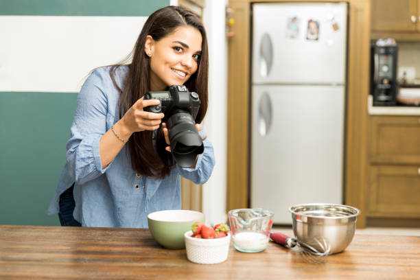 istock Food blogger taking some photos 653198836