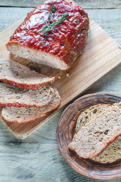 istock Meat loaf with tomato sauce 653215142