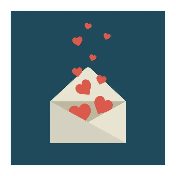 Vector illustration of Love Letter
