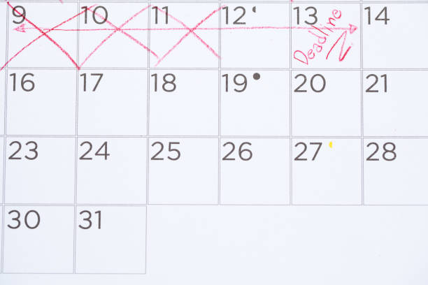istock The words Deadline written on a Calendar 653221786