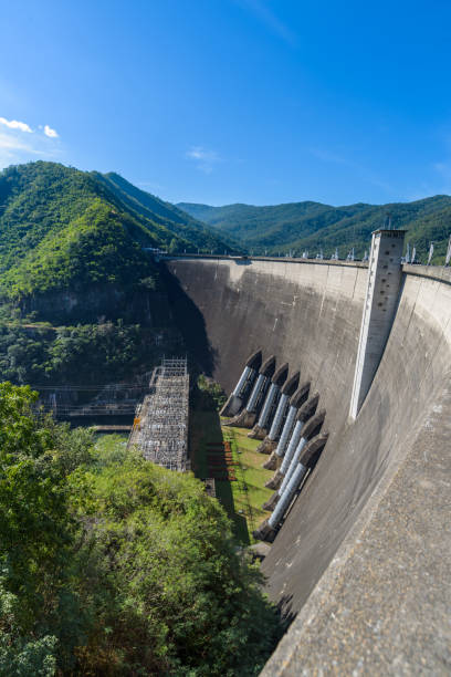 istock Bhumibol Dam, Concrete Arch Dam on Ping River 653231978