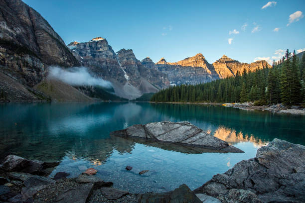 istock Sunrise at Mountain Lake 653254790