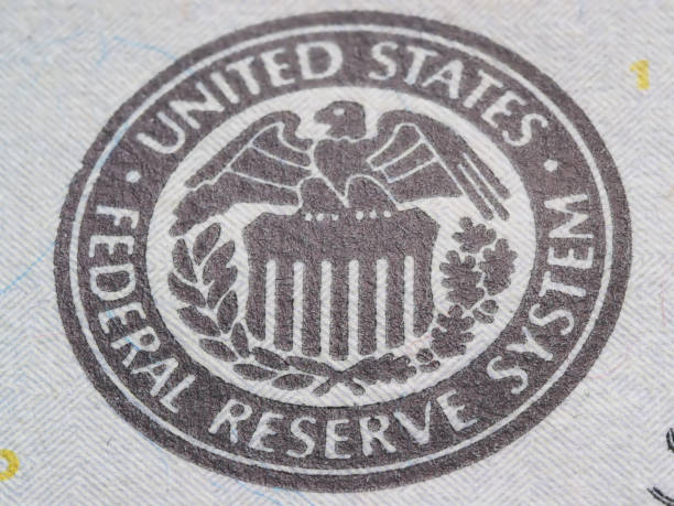 istock Macro of US dollar series, super macro, eagle 653267328