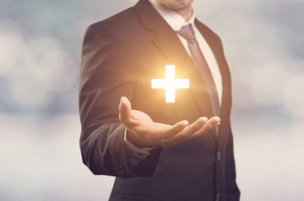 istock Businessman offer positive thing 653284574