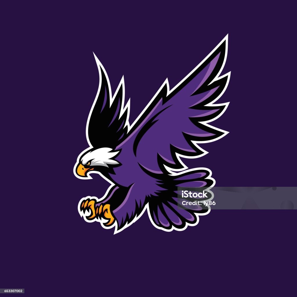 Eagle Icon Eagle illustration, vector icon Eagle - Bird stock vector
