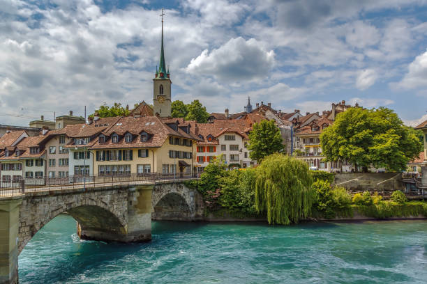 istock view of Bern, Switzerland 653318216