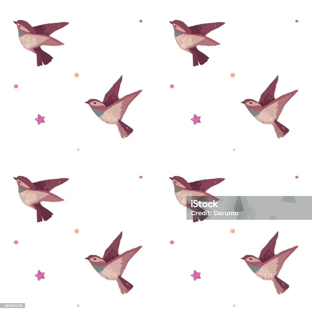 Bird Body Pattern Flying Birds Pattern Stock Illustration - Download Image Now - Animal ...