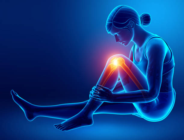 istock Women Knee joint pain 653343970