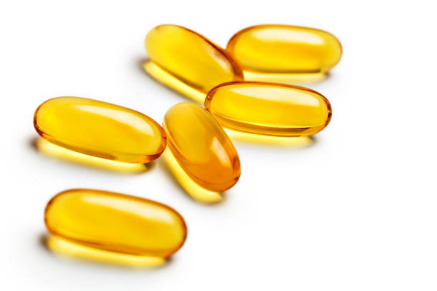 istock Capsules Omega 3 isolated on white background 653347774