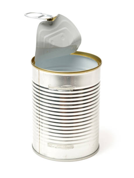 istock （Tin, empty）Sky Open Steel isolated on white 653364870
