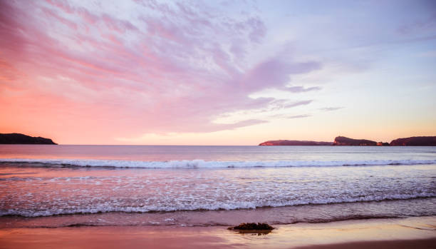 istock Sunrise Seascape in Pink 653374848