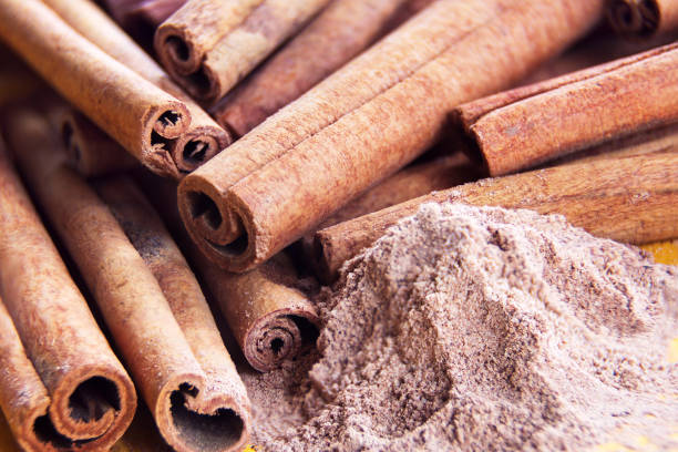 istock star anise and bunch of cinnamon on a sackcloth 653379188