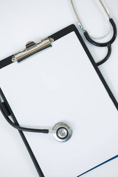 istock Close-up of stethoscope and clipboard 653382440