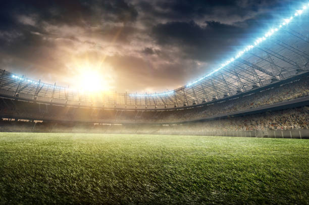 istock soccer stadium with illumination 653382560