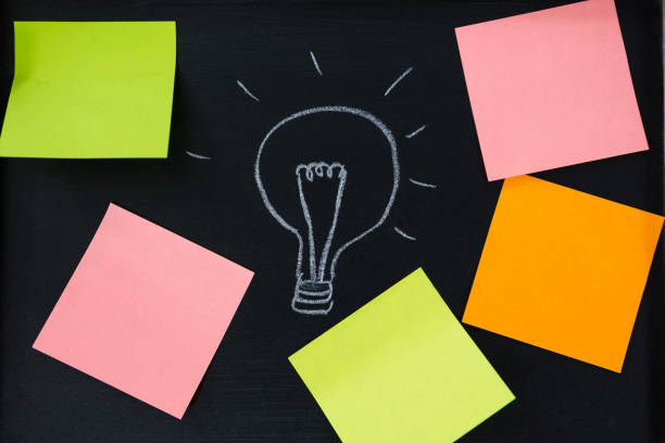 Sticky Note Light 1,400+ Light Bulb On Sticky Note Stock Photos, Pictures & Royalty-Free ...