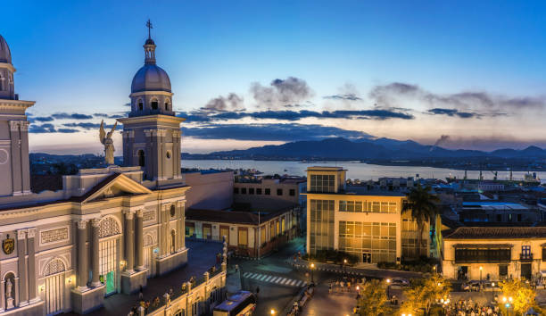 istock panorama view over Santiago de Cuba bay with cathedral and harbour 653387994