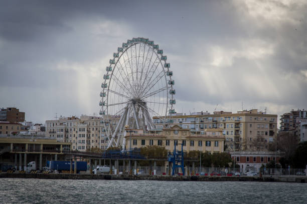 istock Fairy Wheel in Malaga, Spain 653398222
