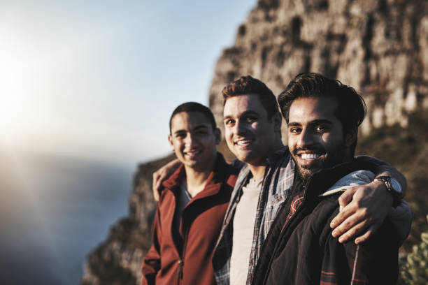 istock Mountain hiking is just what we do 653405112