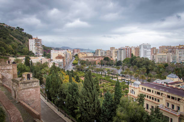 istock Panoramic view of Malaga, Spain 653429070