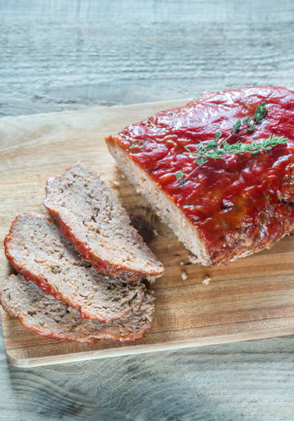 istock Meat loaf covered with tomato sauce 653435638