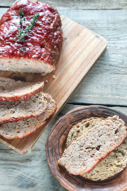 istock Meat loaf with tomato sauce 653436786